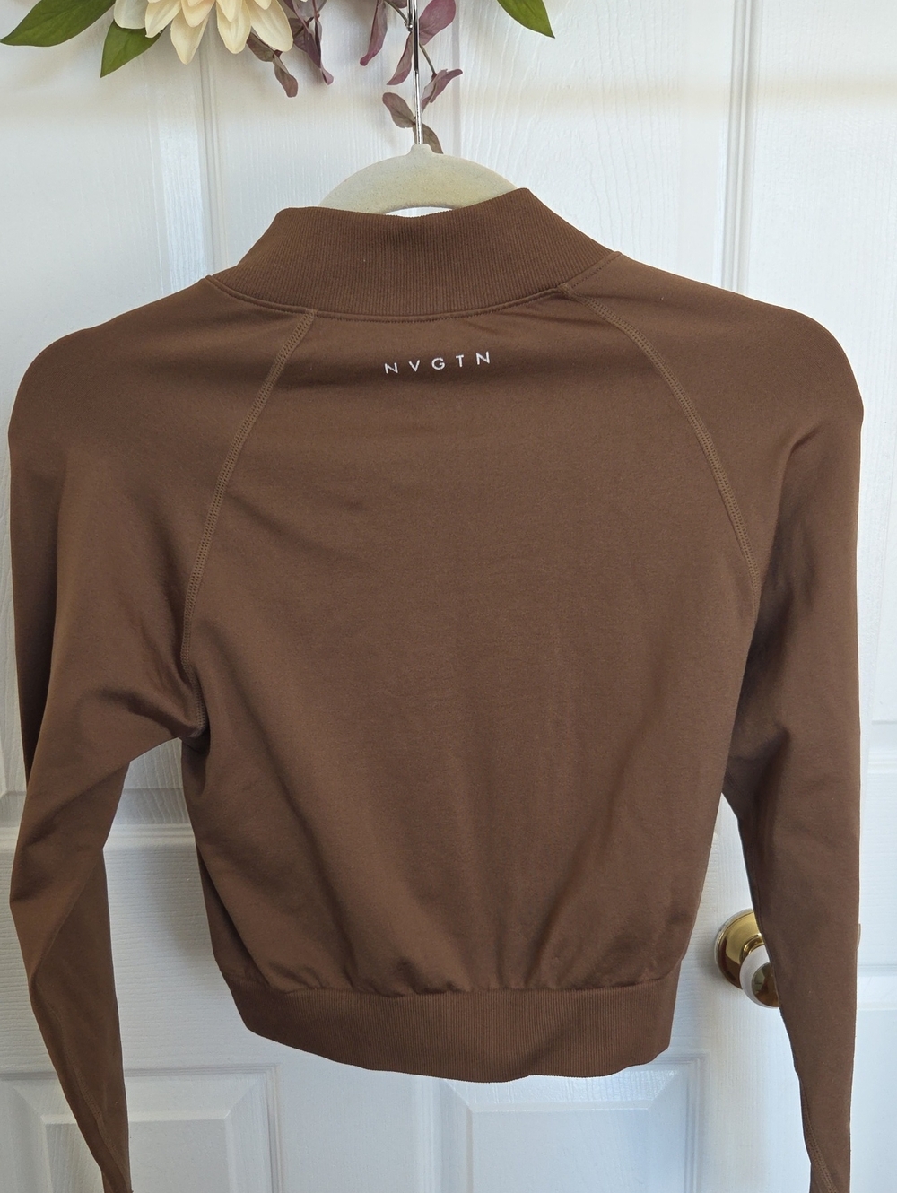 NVGTN Chocolate Brown Crewneck Pullover